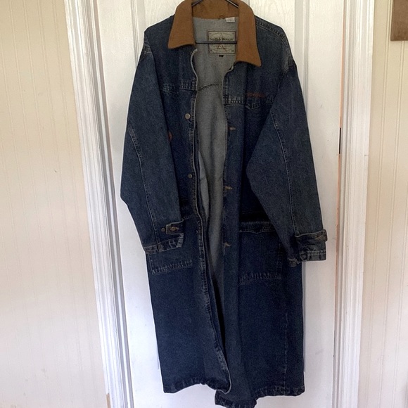 {Rare Find} Smith and Wesson Vintage Collection Men’s Denim Horse Riding Coat - Picture 1 of 15